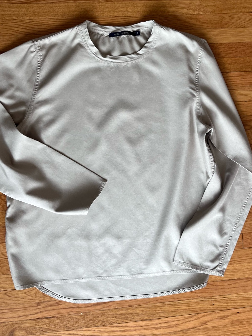 SOFIE D’HOORE BACH SILK BLOUSE SHIRT - Picture 3 of 5